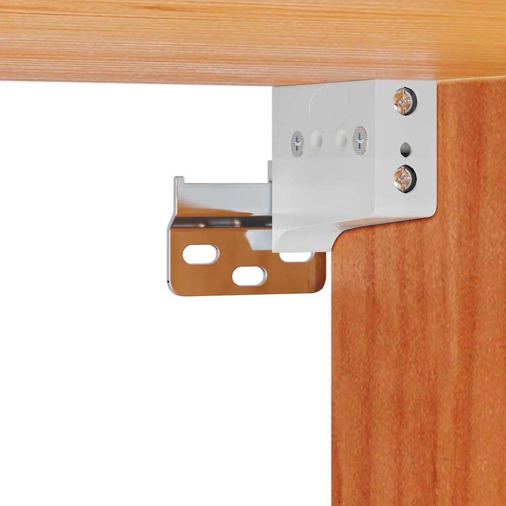 Nachttisch Wachsbraun 39 x 34 x 33 cm Kiefer Massivholz